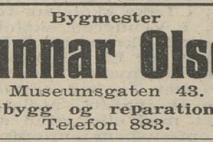 Bilde av Byggmester Gunnar Olsen